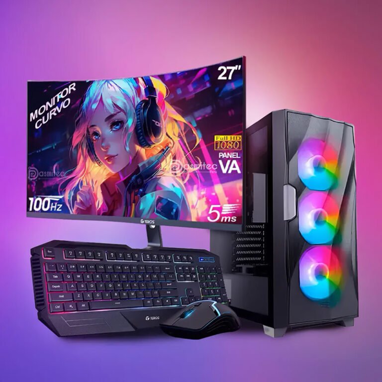 PC gamer AMD Ryzen 5-5600GT / 500GB SSD + Monitor 27″ + FreeDos